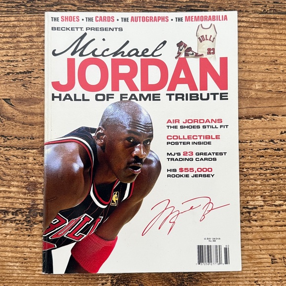 MICHAEL JORDAN | Collectible Hardback Book/Mags Bundle - Picture 2 of 15